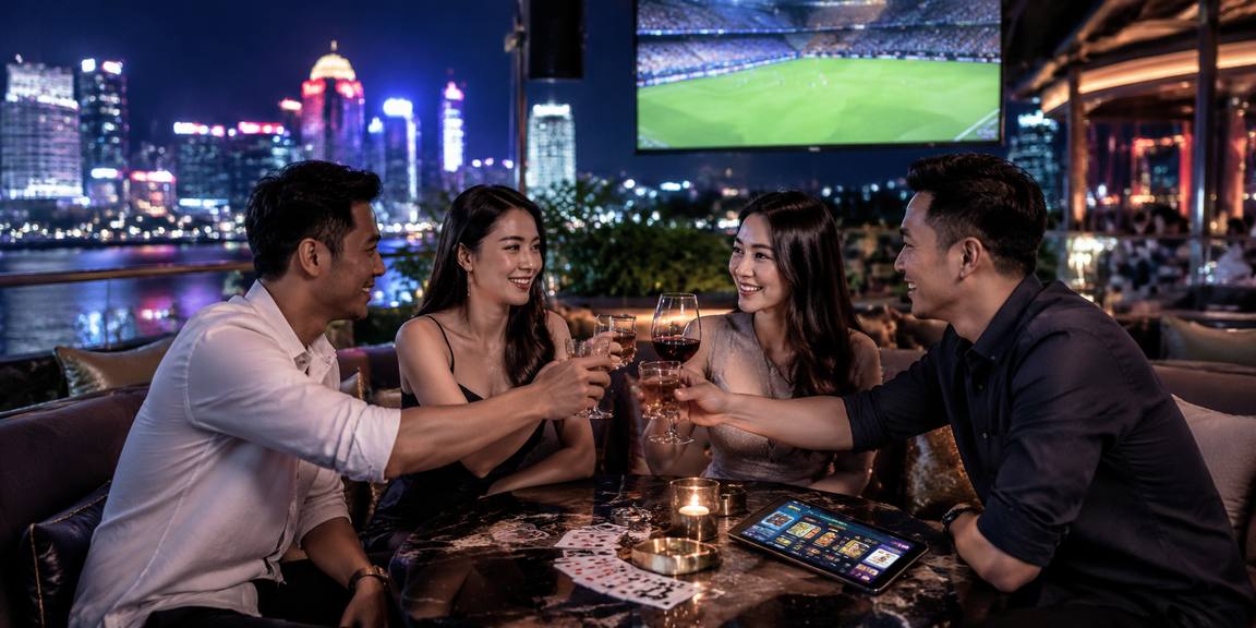 Không khí cá cược bóng đá sôi động tại Sài Gòn về đêm