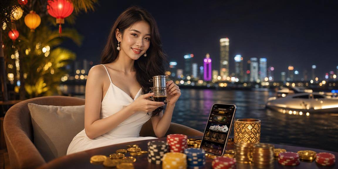 Giao diện ứng dụng giải trí với đèn lồng truyền thống Việt Nam